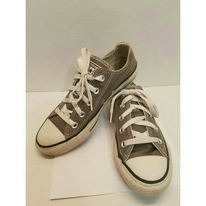 Converse All Star Charcoal Gray Low Top Sn…